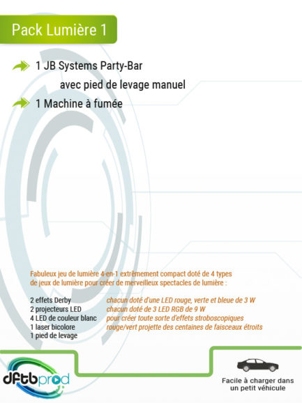Pack Lumière 1 - Descriptif