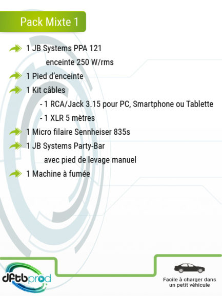 Pack Mixte 1 - Descriptif