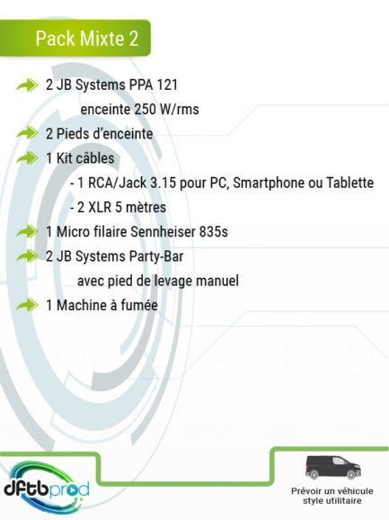 Pack Mixte 2 - Descriptif